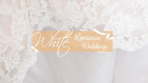 White Wedding Ceremony Ideas Youtube Channel Art Youtube Channel Art