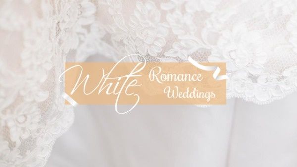 白色婚礼创意优酷频道艺术 Youtube频道封面