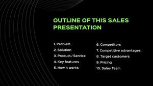 Black Business Plan Sales Presentation