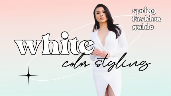 Gradient Color Style Fashion Trends Youtube Thumbnail