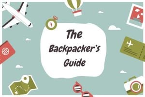travel, trip, journey, The Backpacker's Guide  Blog Title Template