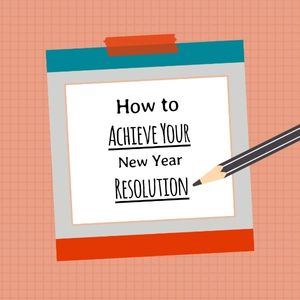 achieve, new start, determination, New Year's Resolution Instagram Post (Square) Template