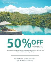 Free Coupon Templates: Easy to Customize and Download | Fotor Graphic ...