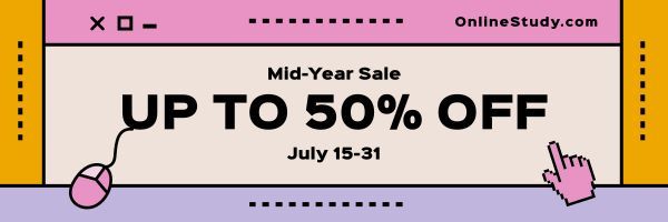 Pink Mid-Year Sale E-mail Header Email Header