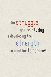 fighting, difficulty, motto, Struggle And Strength Pinterest Post Template