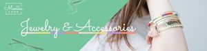 DIY Green Accessories Banner ETSY Cover Photo