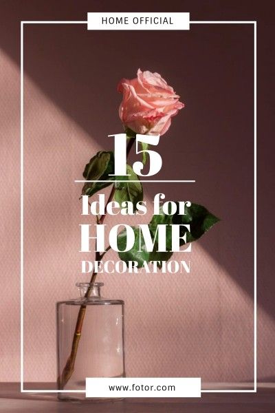 grahic, blogger, idea, Pink Home Decoration  Blog Graphic Template