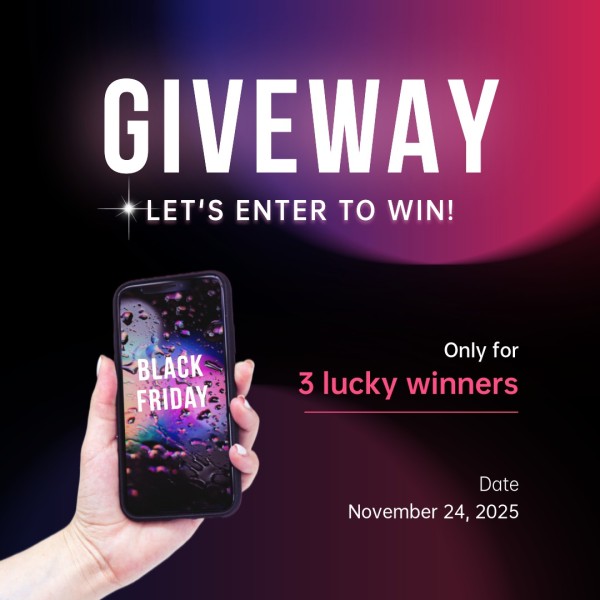 Purple Giveaway Enter To Win Instagram帖子