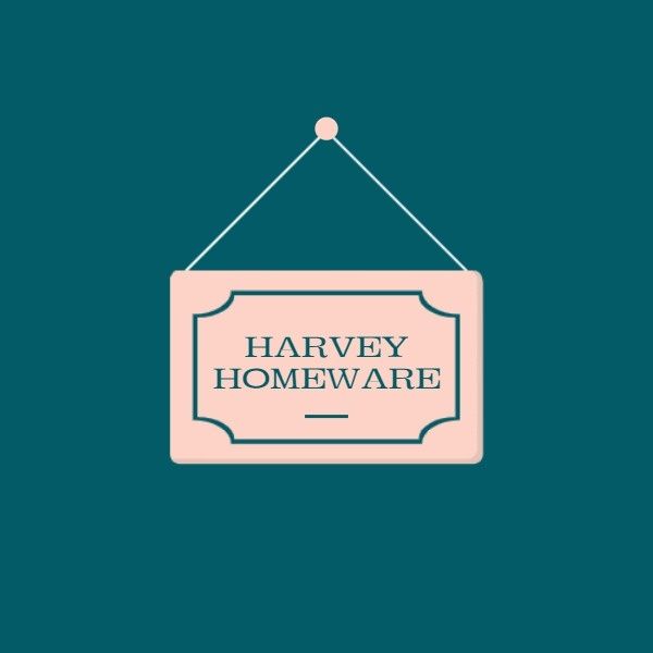 homeware, house, brand, Green Home Board Sign ETSY Shop Icon Template