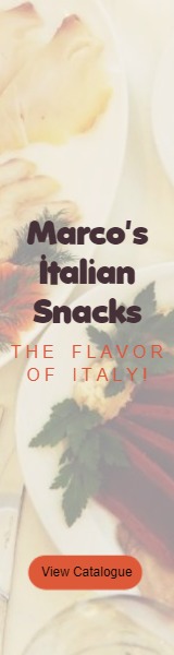 Marco's Italian Snacks Wide Skyscraper