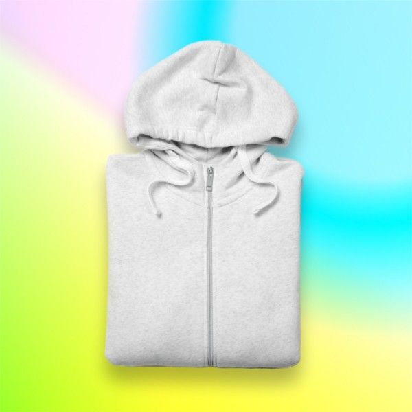 clothing, hoodie, general, Yellow Blue Pastel Gradient Texture Product Photo Template