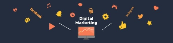 Digital Marketing Banner LinkedIn Background