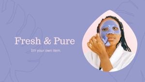 facebook ad, advertisement, ads, Fresh And Pure Mask Youtube Channel Art Template