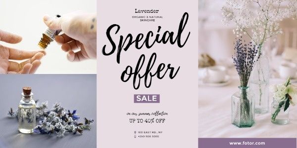 discount, promotion, promoting, Special Offer Twitter Post Template