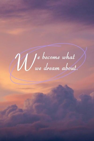 motto, quotes, mottoes, Purple Cloud Sky Quote Pinterest Post Template
