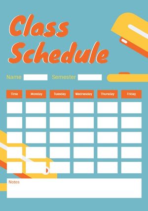 Class Schedule Planner