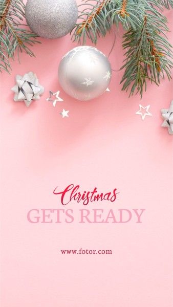 xmas, christmas promotion, holiday promotion, Pink Christmas Wish Brand Instagram Story Template