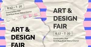 アート&デザインフェアフェイスブックイベントカバー Facebookイベントカバー