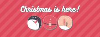 红色圣诞节 Facebook封面