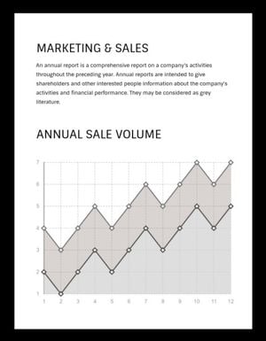 marketing service, marketing, business, Retro Monthly  Report Template