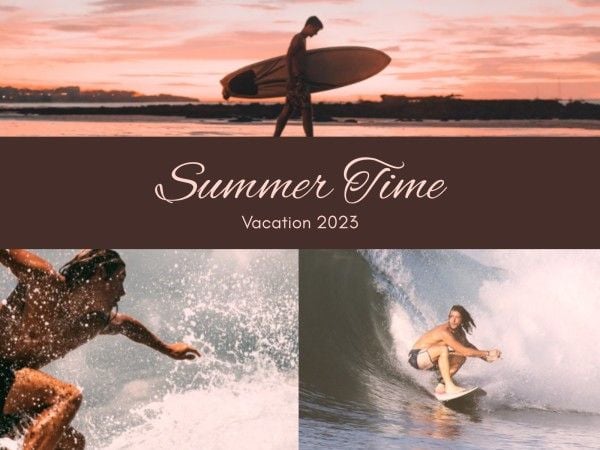 photograph, challenge, life, Surfing Photo Collage Photo Collage 4:3 Template