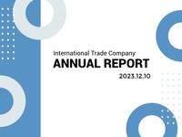 international, trade, company, Annual Project Ppt Presentation 4:3 Template