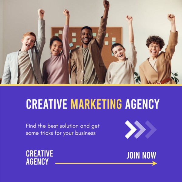 Purple Creative Marketing Agency Instagram Post