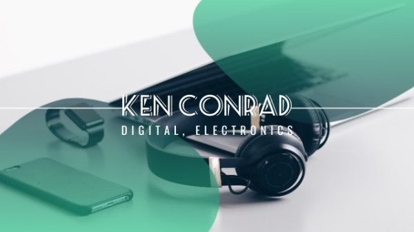 device, gadget, tech, Green Digital And Electronics Youtube Channel Banner  Youtube Channel Art Template