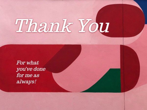 thanks, photograph, life, Pink Thank You Card Template