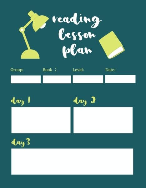 business, student, school, Reading Lesson Plan Template