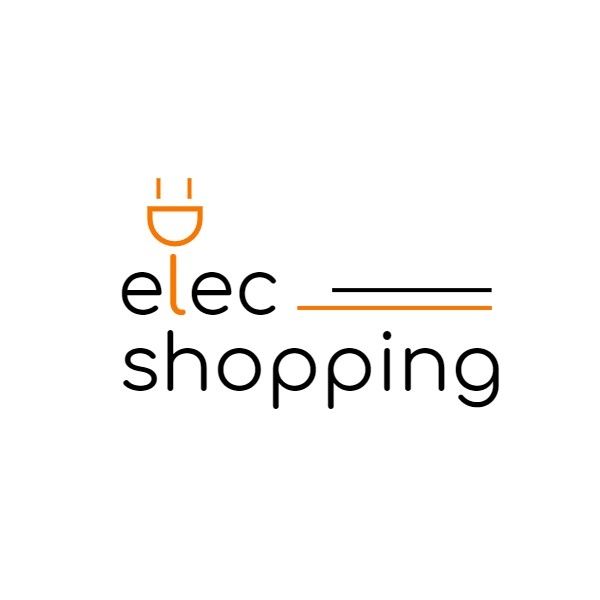 shopping, icon, plug, Electronics Shop Logo Logo Template