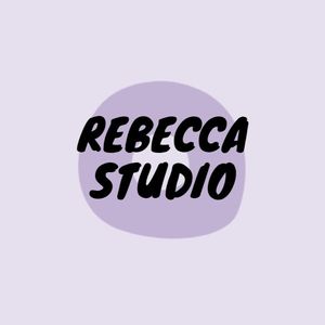 紫色简单的工作室标志设计 Logo