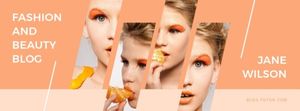 beauty, makeup, make up, Fashion Blog Facebook Cover Template
