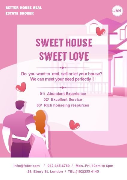 sale, buy house, rental, Open House Poster Poster Template