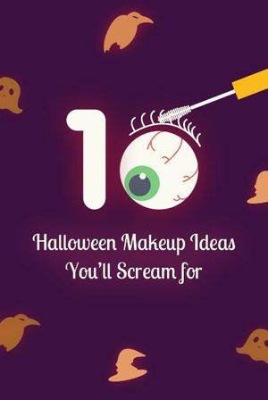 make up, halloween makeup ideas, makeup ideas, Halloween makeup idea Pinterest Post Template