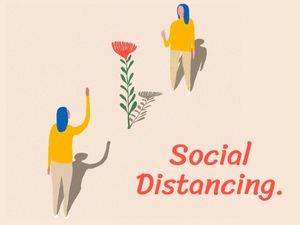 Social Distancing Card