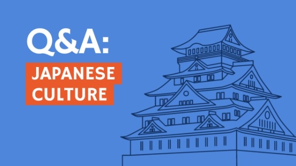青い日本文化の建物 YouTubeサムネイル