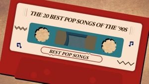 tape, music, pop music, Best Pop Song YouTube Channel Art Templatete Youtube Channel Art Template