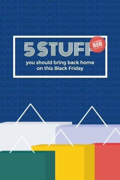 black friday, sale, promotion, Shopping Tips Pinterest Post Template