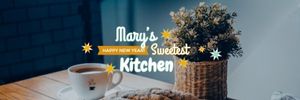 cook, cooking, guide, New Year Kitchen Twitter Cover Template