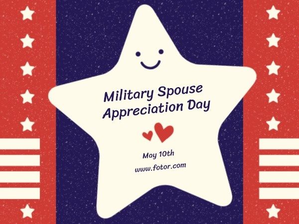 military spouse appreciation day, post, festival, Military Spouse Appreciation Card Card Template
