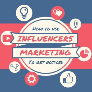 Red And Blue Influencer Marketing Blogging Instagram Post