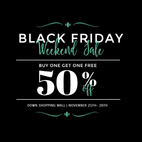 Black Friday Weekend Sale Instagram Post