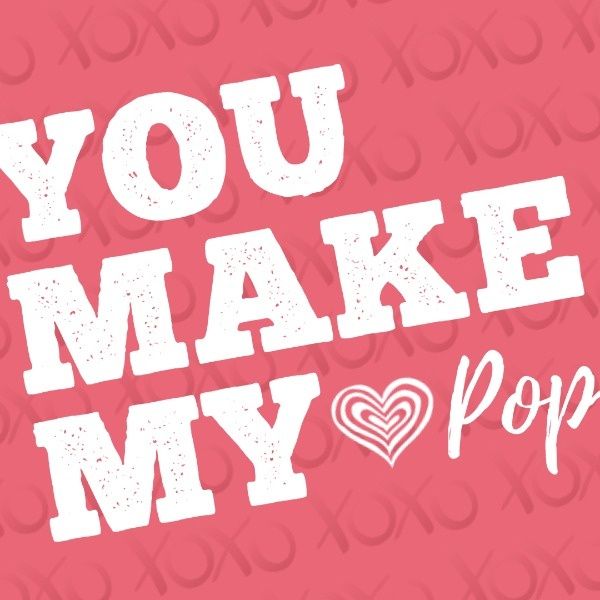 xoxo, heart, valentines day, Pink Love Confession Instagram Post Template