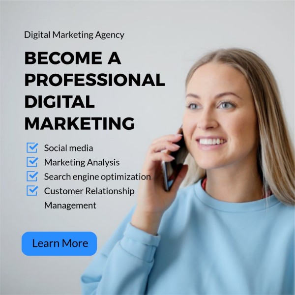 Professional Digital Marketing Agency Introduction Instagram Post