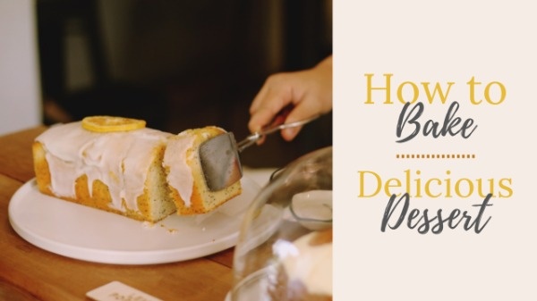 How To Bake Delicious Dessert Youtube Thumbnail