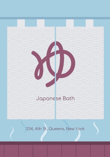 Japanese Bath Flyer
