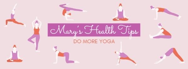 health, healthy, life, Yoga Exercise Facebook Cover Template