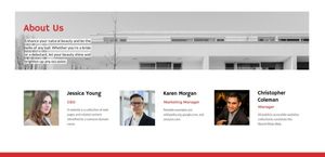 Red And White Interior Design Service Website Website