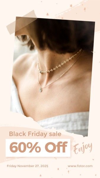 e-commerce, online shopping, sale, Black Friday Branding  Accessory Promotion Discount Instagram Story Template